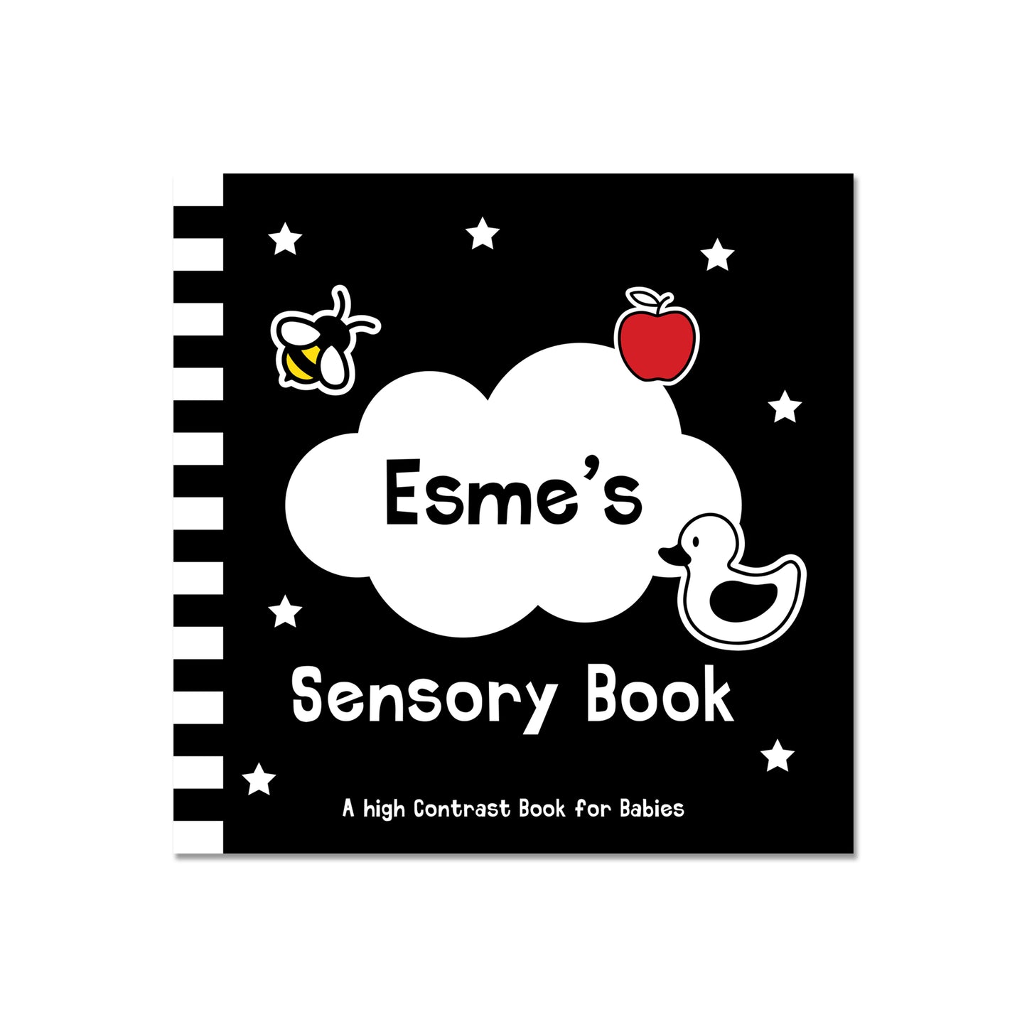 High Contrast Black and White Baby Sensory Book