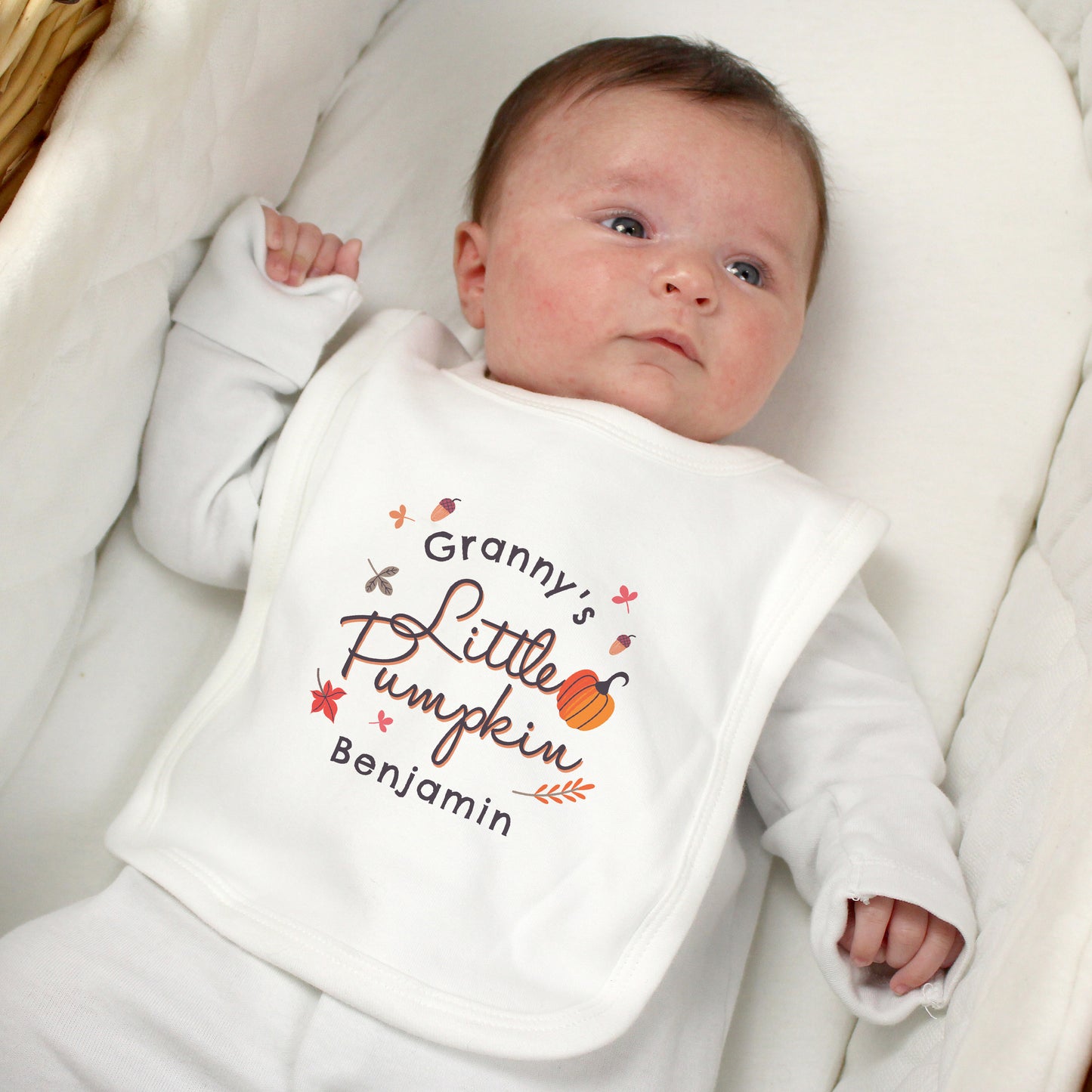 Little Pumpkin Halloween Bib