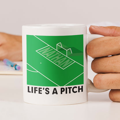 Personalised Mug Lifes a Pitch