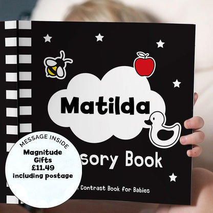 High Contrast Black and White Baby Sensory Book