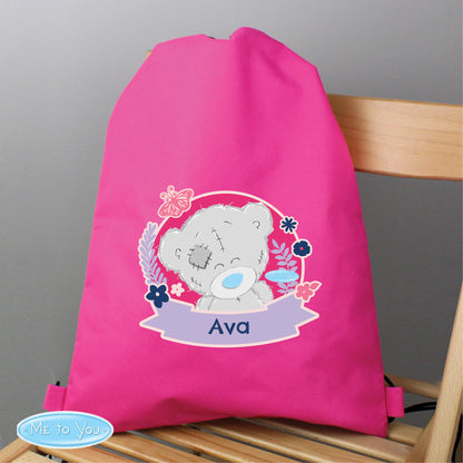 Personalised Me To You Pink Swim & Kit Bag 44cm