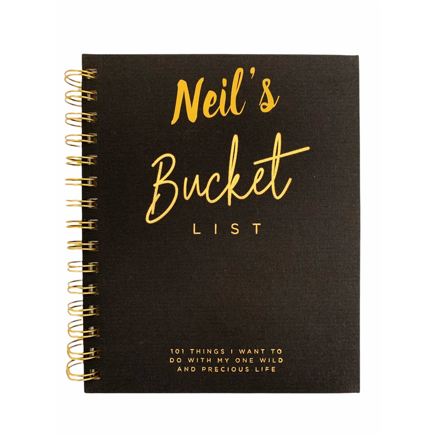 Bucket List Book Journal Personlised