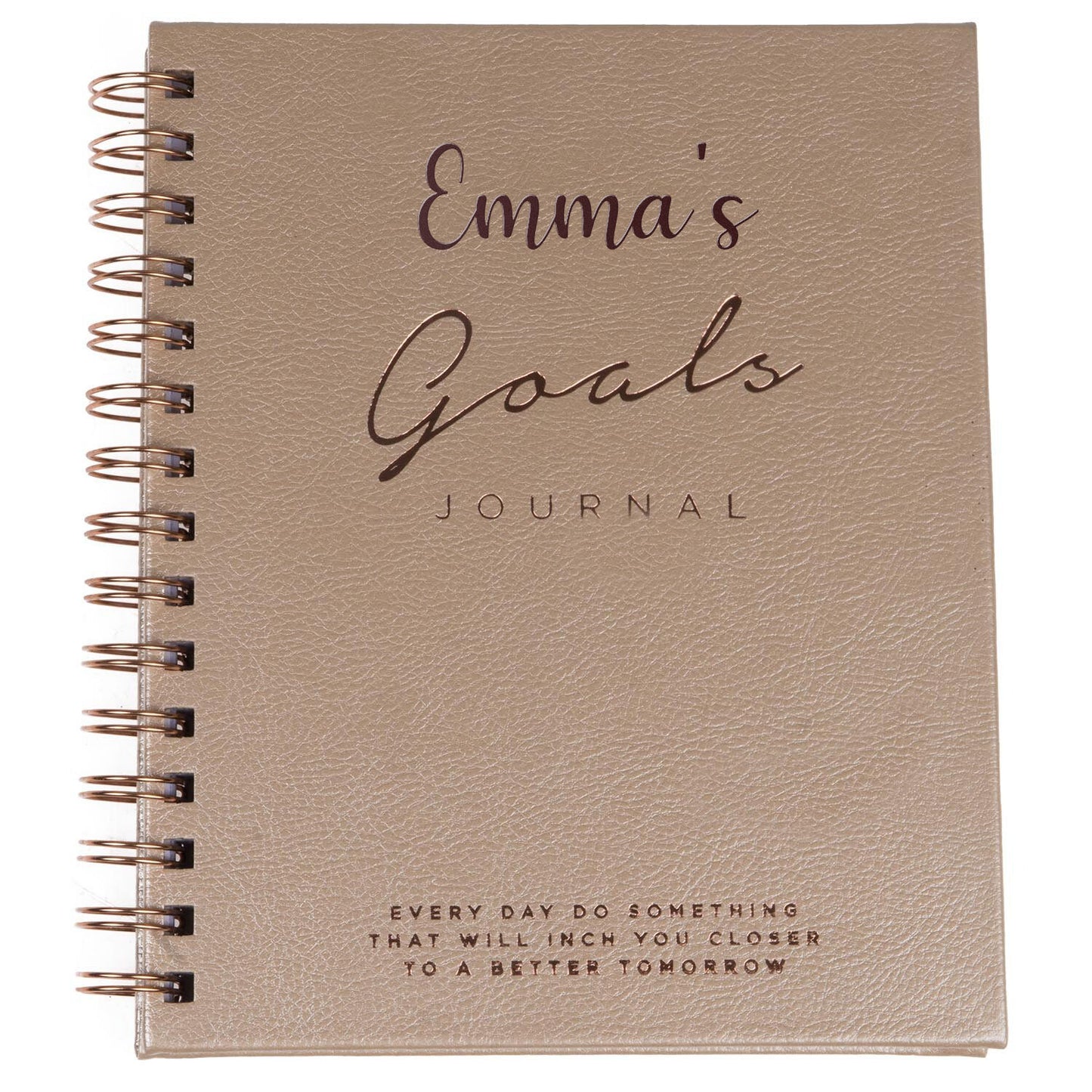 Goals Journal Planner Beige A5